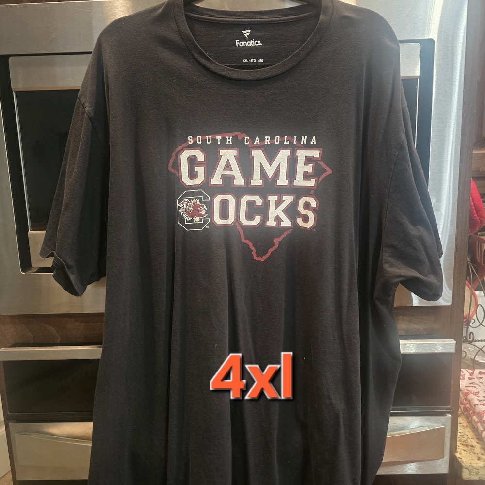 Fanatics Black South Carolina Gamecocks Tee